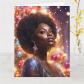 Weihnachtskarte Karte (Gelbe Blume)