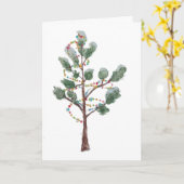 Weihnachtskarte Karte (Gelbe Blume)