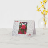 Weihnachtskarte Karte (Gelbe Blume)