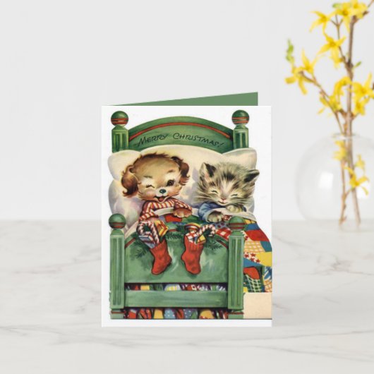 Weihnachtskarte Karte (Gelbe Blume)