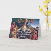 Weihnachtskarte Karte (Gelbe Blume)