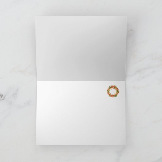 Weihnachtskarte! Karte (Innenseite)