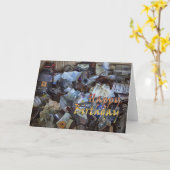 Weihnachtskarte Karte (Gelbe Blume)