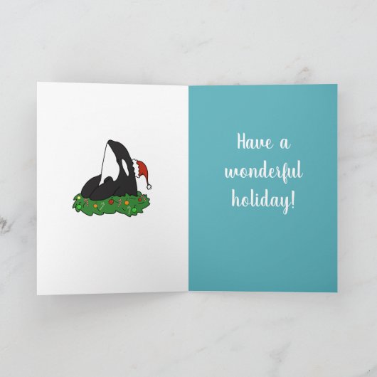 Weihnachtskarte Karte (Innenseite)