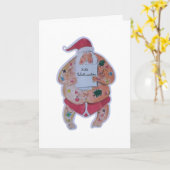 Weihnachtskarte Karte (Gelbe Blume)