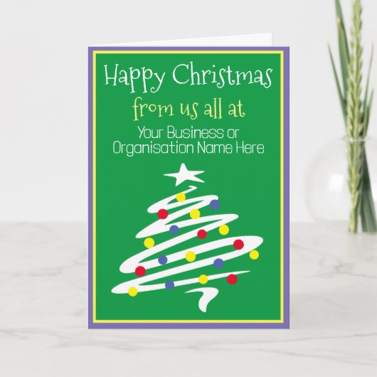 Weihnachtskarte Karte (Vorderseite)