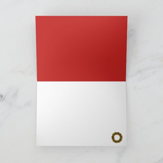 Weihnachtskarte Karte (Innenseite)