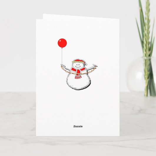 Weihnachtskarte Karte (Rückseite)