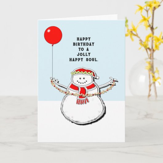 Weihnachtskarte Karte (Gelbe Blume)