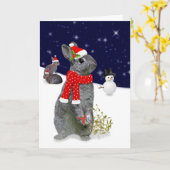 Weihnachtskarte Karte (Gelbe Blume)