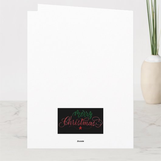 Weihnachtskarte Karte (Rückseite)
