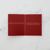 Weihnachtskarte Karte (Innenseite)