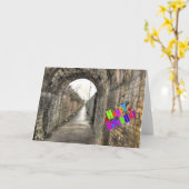 Weihnachtskarte Karte (Gelbe Blume)