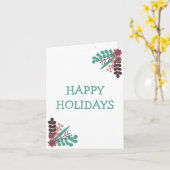 Weihnachtskarte Karte (Gelbe Blume)
