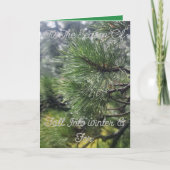 Weihnachtskarte Karte (Vorderseite)