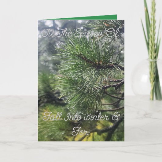 Weihnachtskarte Karte (Vorderseite)