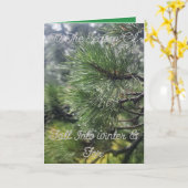 Weihnachtskarte Karte (Gelbe Blume)