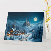 Weihnachtskarte Karte (Gelbe Blume)