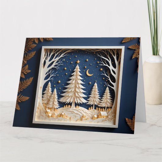 Weihnachtskarte Karte (Vorderseite)