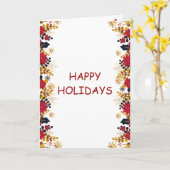 Weihnachtskarte Karte (Gelbe Blume)