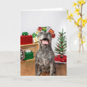 Weihnachtskarte Karte (Gelbe Blume)