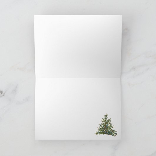 Weihnachtskarte Karte (Innenseite)