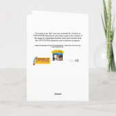 Weihnachtskarte Karte (Rückseite)