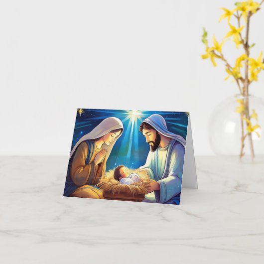 Weihnachtskarte Karte (Gelbe Blume)