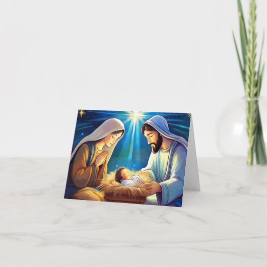 Weihnachtskarte Karte (Vorderseite)