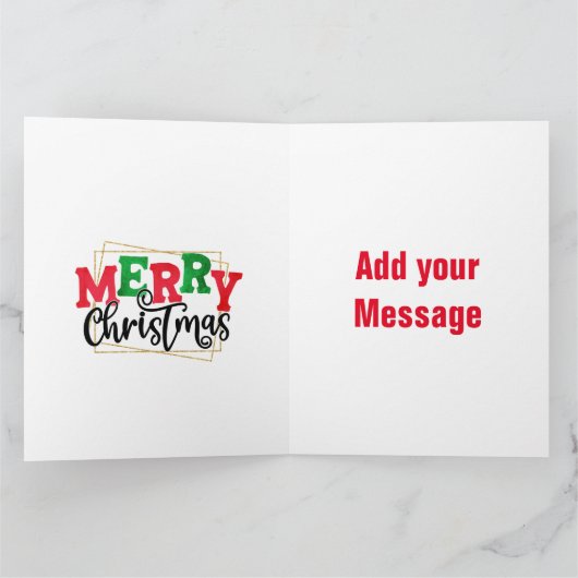 Weihnachtskarte Karte (Innenseite)