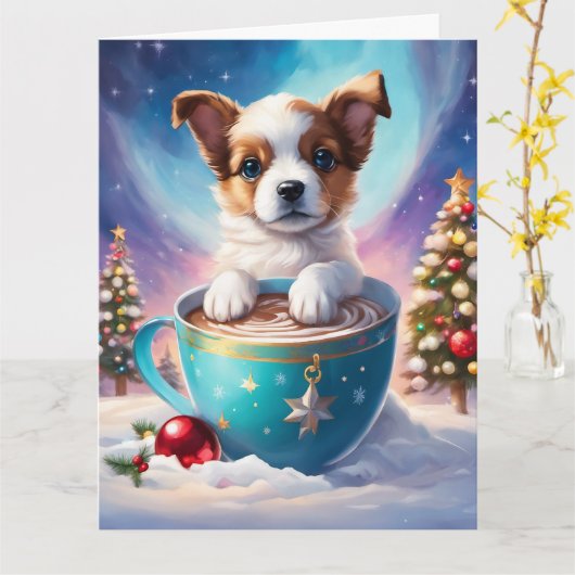 Weihnachtskarte Karte (Gelbe Blume)