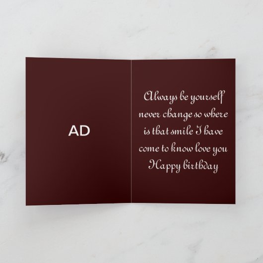 Weihnachtskarte Karte (Innenseite)