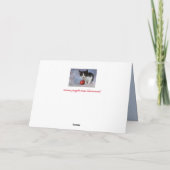 Weihnachtskarte Karte (Rückseite)