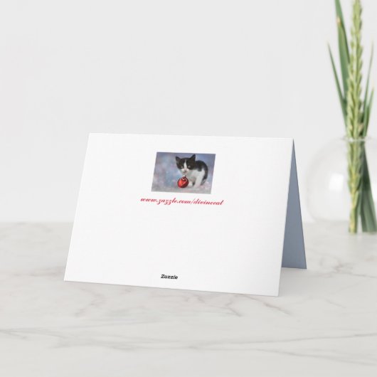 Weihnachtskarte Karte (Rückseite)