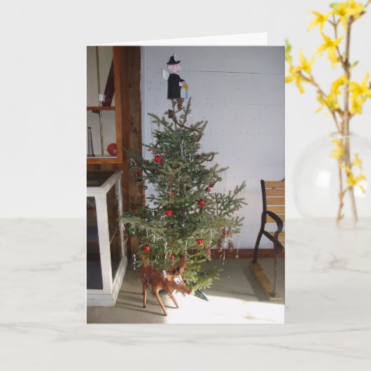 Weihnachtskarte Karte (Gelbe Blume)