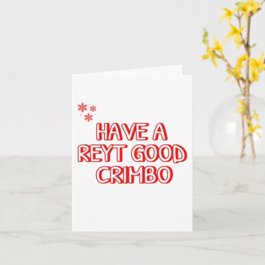 Weihnachtskarte Karte (Gelbe Blume)