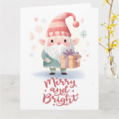 Weihnachtskarte Karte (Gelbe Blume)