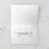 Weihnachtskarte Karte (Innenseite)