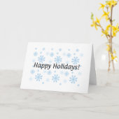 Weihnachtskarte Karte (Gelbe Blume)