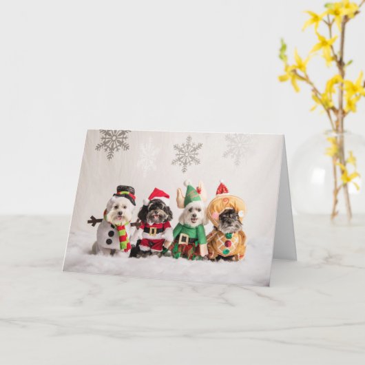  Weihnachtskarte Karte (Gelbe Blume)