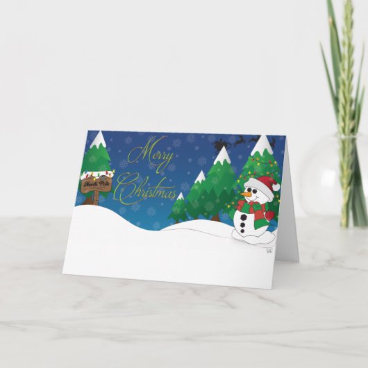 Weihnachtskarte Karte (Vorderseite)