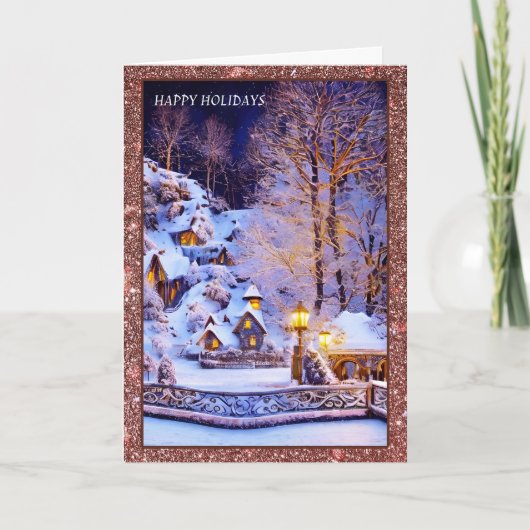 Weihnachtskarte Karte (Vorderseite)