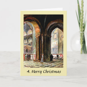 Weihnachtskarte - Kathedrale von Ely Karte