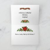 Weihnachtskarte - Kathedrale von Salisbury Feiertagskarte (Innenseite)