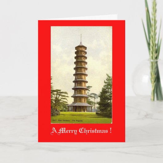 Weihnachtskarte, Kew Gardens Feiertagskarte (Vorderseite)