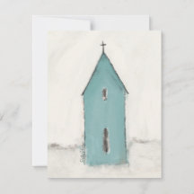 Weihnachtskarte Kirche
