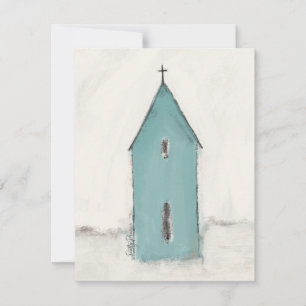 Weihnachtskarte Kirche Feiertagskarte