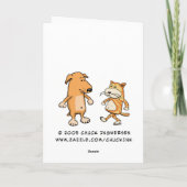 Weihnachtskarte: Kleines Pferd Karte (Rückseite)