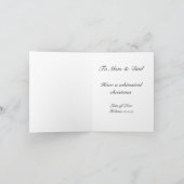 Weihnachtskarte - Kuchen Feiertagskarte (Innenseite)