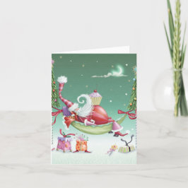 Weihnachtskarte - Kuchen Feiertagskarte